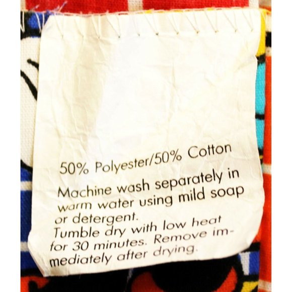 2 VTG 80s 90s "Cool Mickey" Disney Mickey Mouse Curtain Panels HTF Boombox Car - Picture 9 of 9